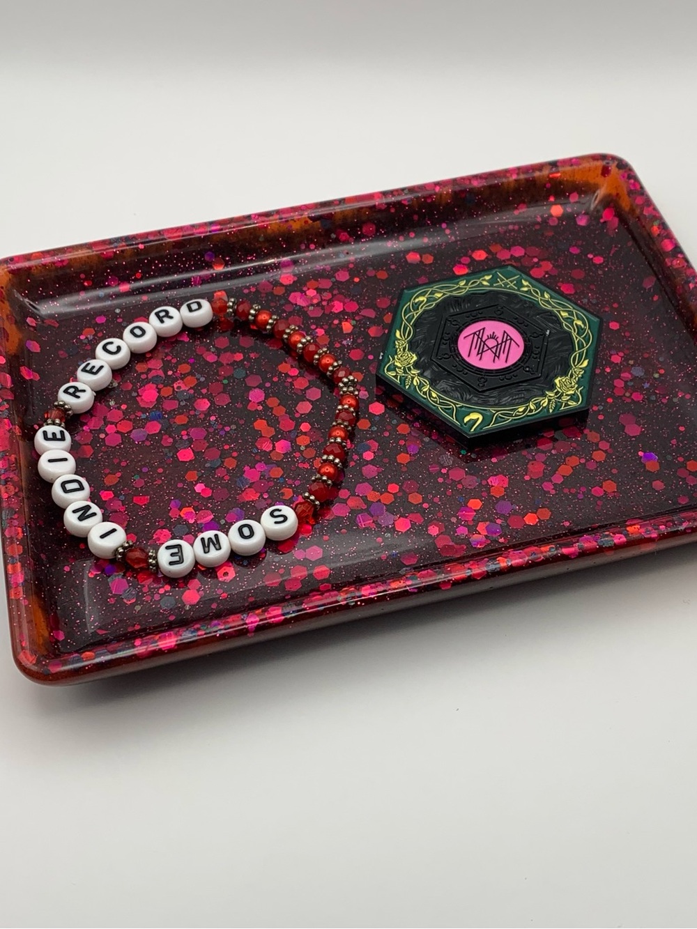 Red & Black trinket tray